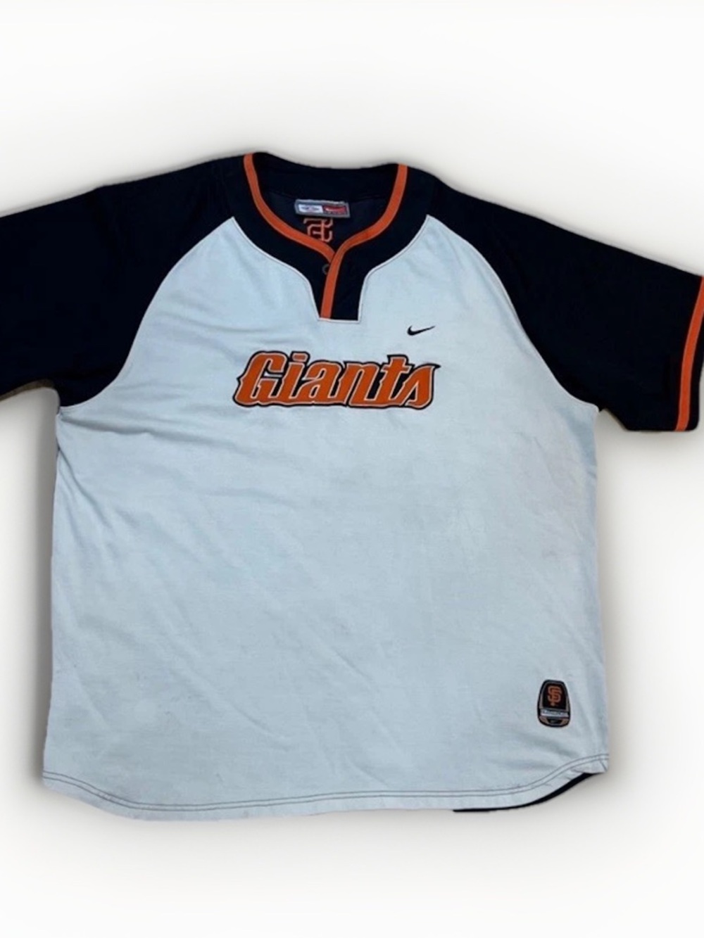 Vintage San Francisco Giants Team Nike Warm Up Baseball Jersey MLB Genuine Merch